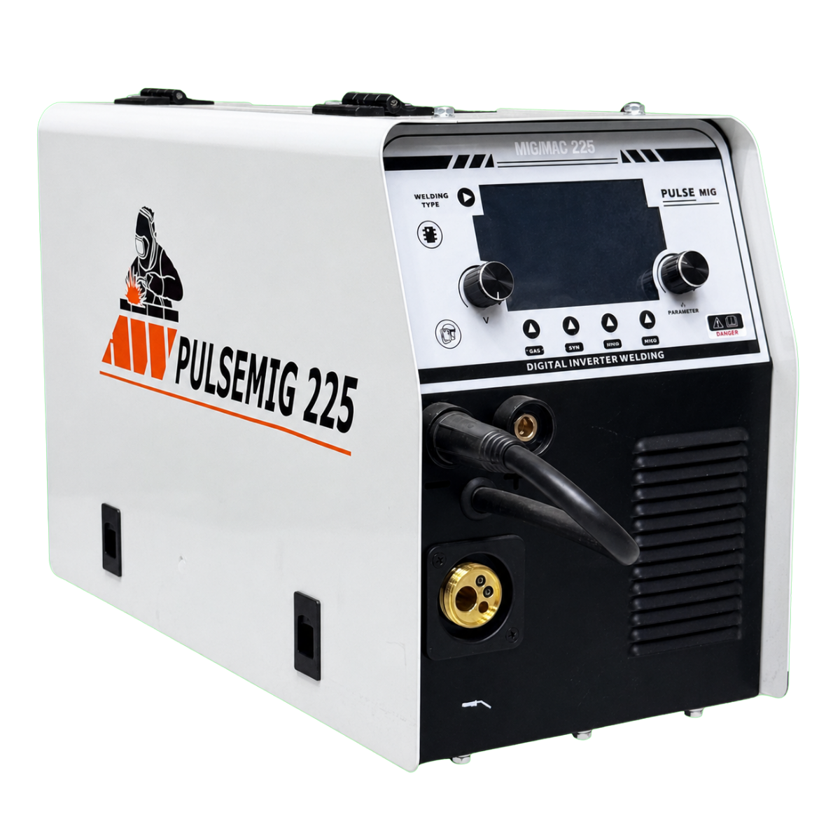 AWS Welders DABU 225 DIGITAL INVERTER MIG PULSE WELDING MACHINE front