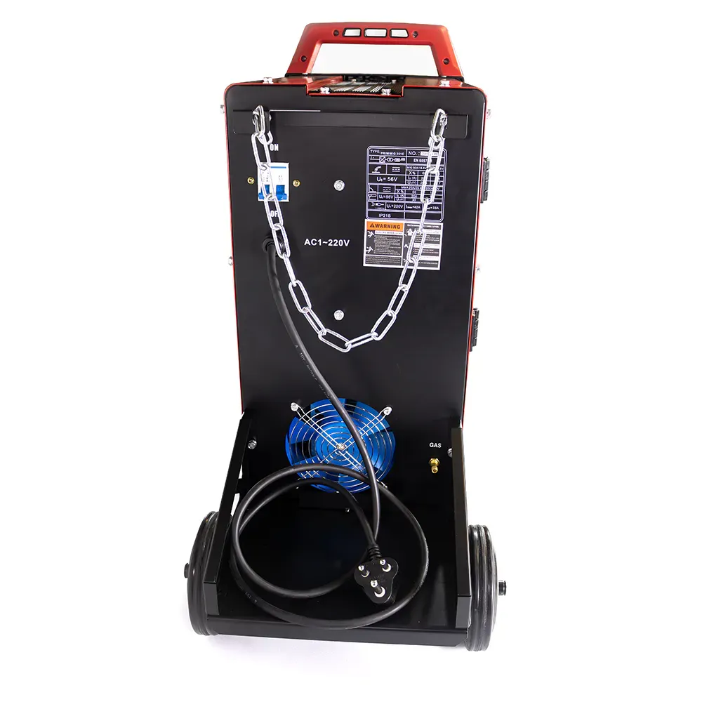 PrimiMIG 251C 250A multi-process MIG welding machine – rear view