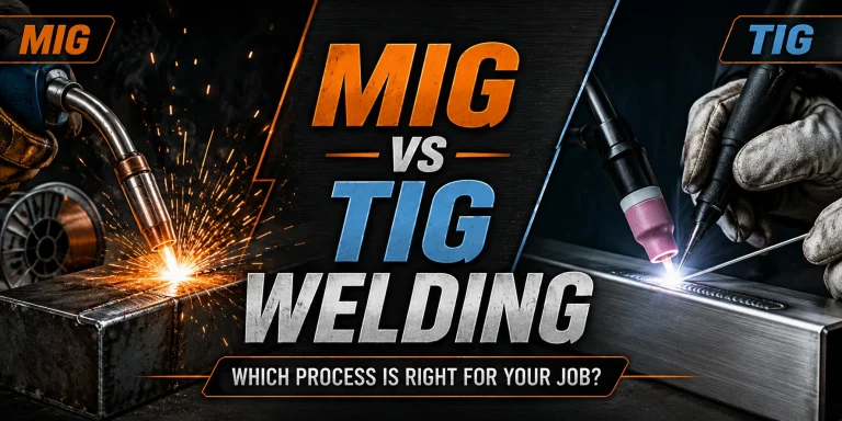 MIG vs TIG Welding: Which Process Is Right for Your Job?