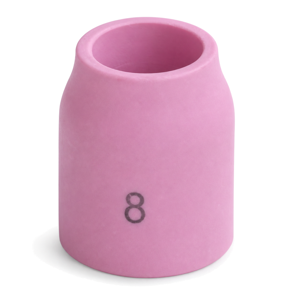 TIG ceramic gas lens cup – stubby