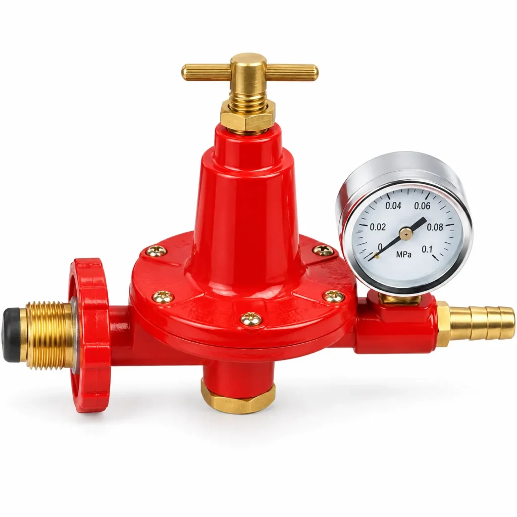 LPG High Pressure Regulator with Gauge